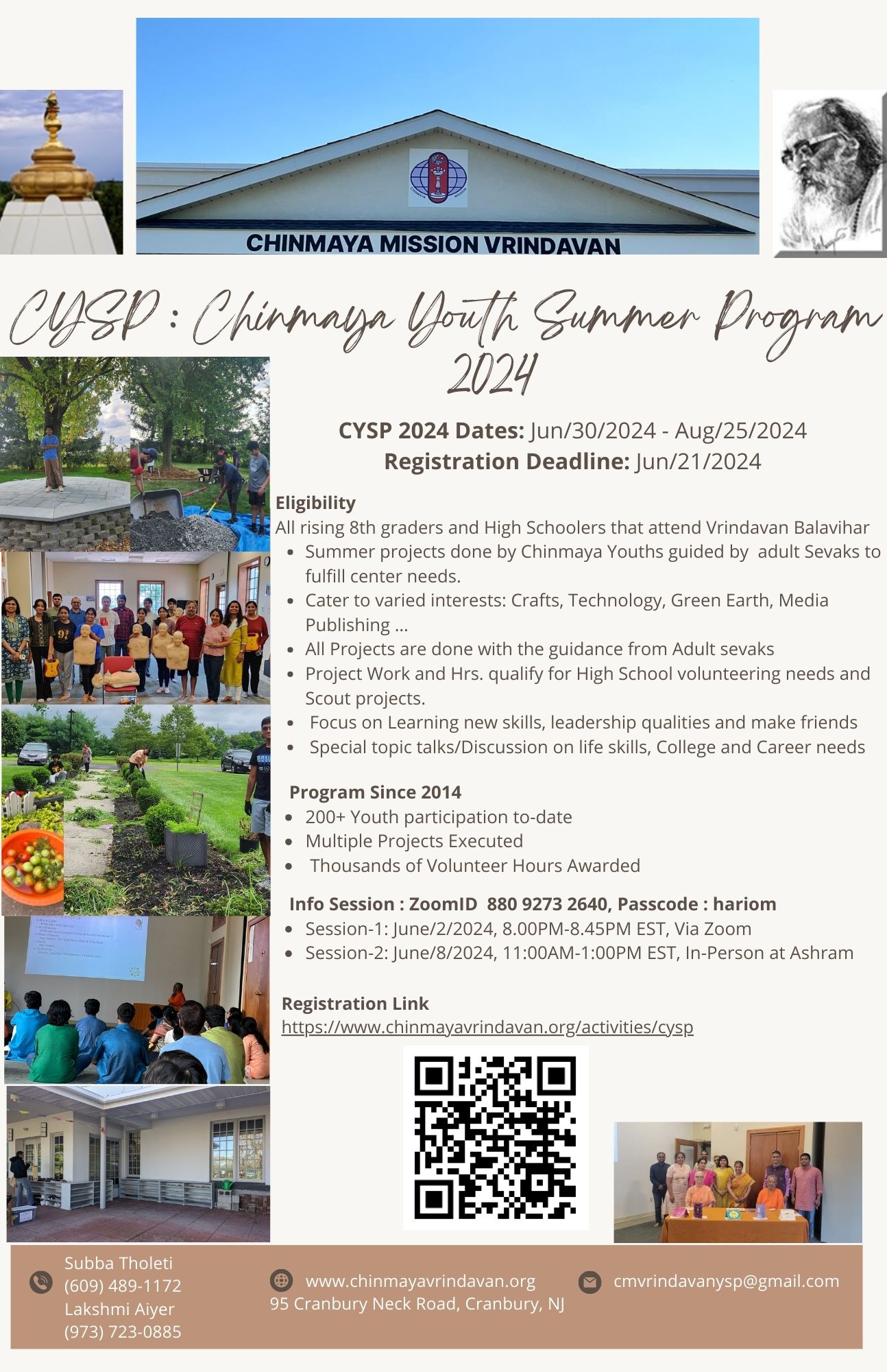 CYSP 2024 flyer